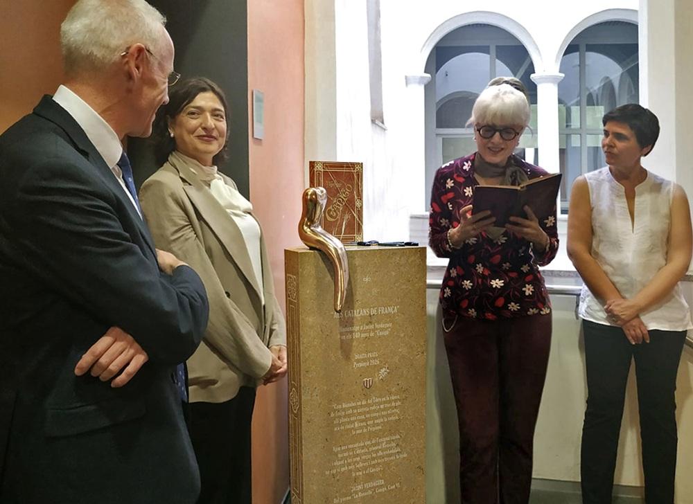Duaita Prats porta a Perpinyà el seu homenatge escultòric a Jacint Verdaguer