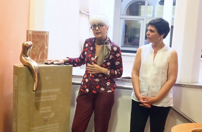 Duaita Prats porta a Perpinyà el seu homenatge escultòric a Jacint Verdaguer