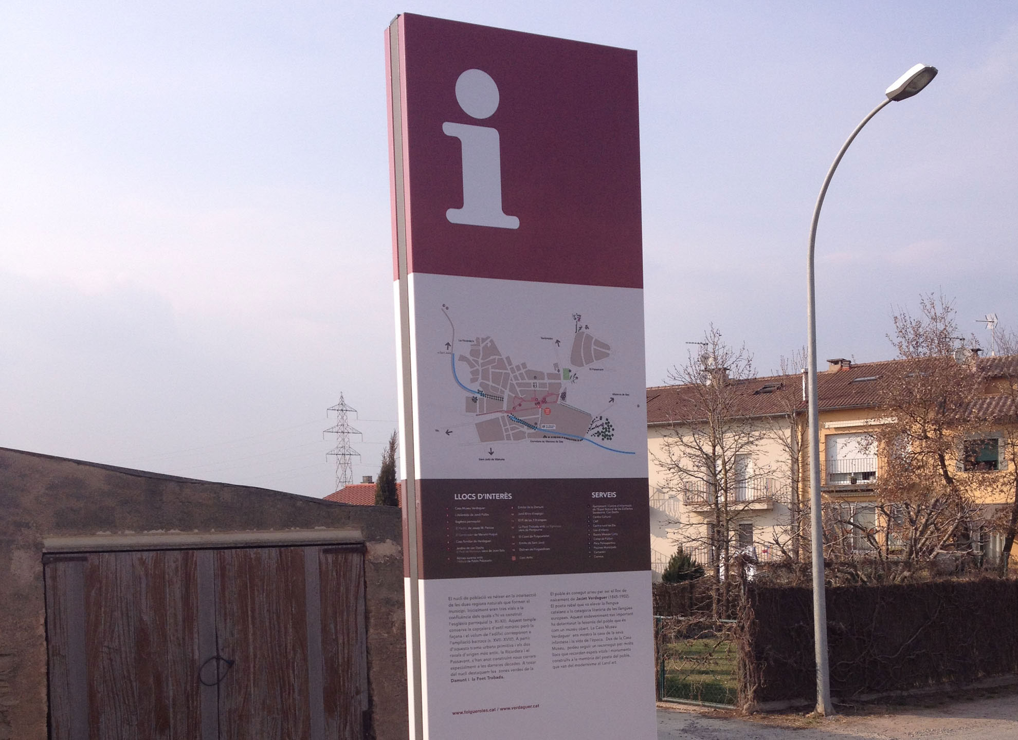 Nous senyals per a orientar el visitant