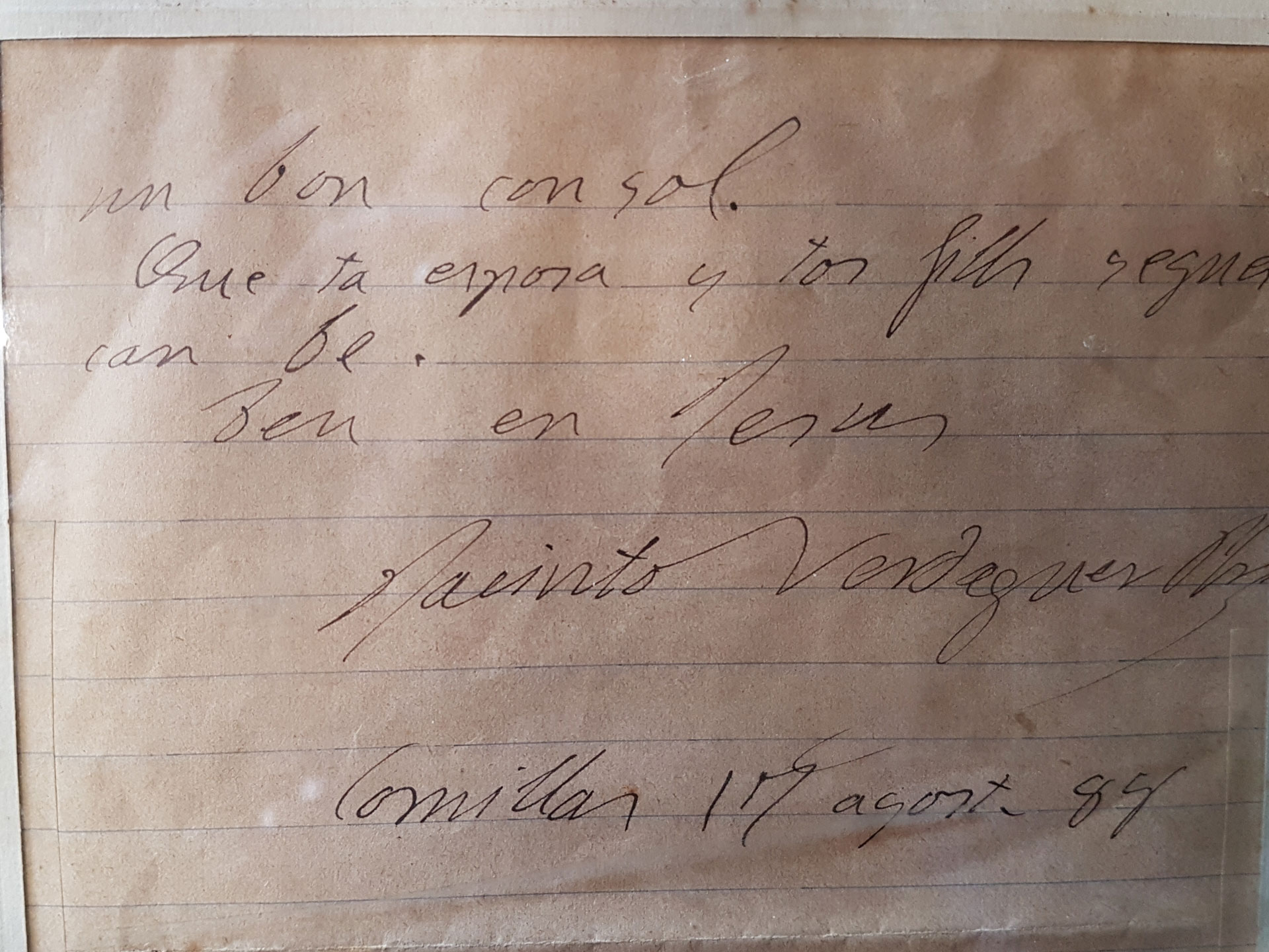 La Fundació J. Verdaguer amplia la col·lecció amb la compra d'un manuscrit