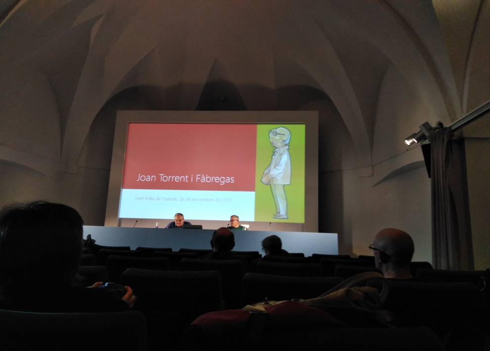 Homenatge a Joan Torrent a Sant Feliu de Guixols